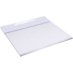 Полиця над ящиком для овочів до холодильника Samsung DA97-13550C 480x435mm (скло з обрамленням)