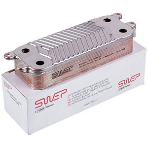 Теплообмінник пластинчастий ГВП Swep (12 пластин) для газового котла Vaillant eco TEC Pure VUW 236-286/7-2 0020238986