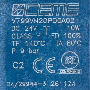 Клапан електромагнітний для кавоварки Philips 421944082931 CEME V799VN20PD0A02 230V 24VA