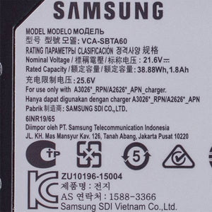 Акумулятор Li-Ion для акумуляторного пилососа Samsung DJ96-00227E 21.6V