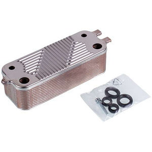 Теплообмінник пластинчастий ГВП (26 пл.) для газового котла Buderus Logamax plus GB172, GB062, GB122i, Bosch Condens 87186429490