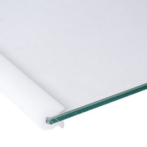 Полиця (верхня) для холодильника Samsung DA97-24673B 650x385mm (скляна, з обрамленням)