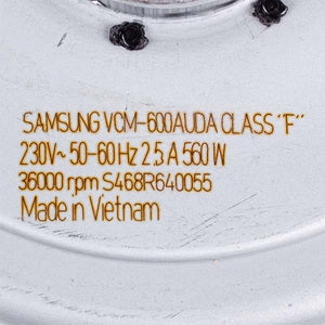 Двигун для пилососа Samsung DJ31-00154A VCM-600AUDA (з виступом) D=110 mm H=110 mm 560 W