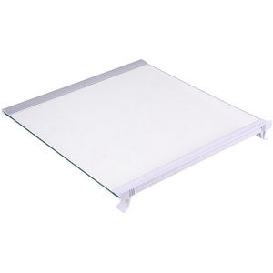 Полиця (нижня) для морозильної камери Gorenje HK2006906 325x300x35mm (скляна, з обрамленням)