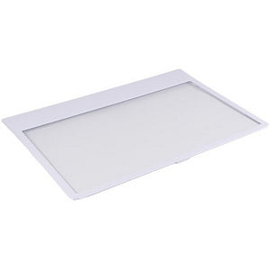 Полиця над ящиком для овочів у холодильник Samsung DA97-24174A 600x415mm (скляна, з обрамленням)