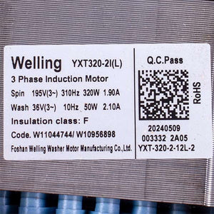 Двигун для пральної машини автомат Whirlpool 481011044744 YXT-320-2-12L 320W 195V