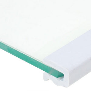 Полиця морозильної камери для холодильника Samsung DA97-19045A 305x302x8mm (скляна, з обрамленням)
