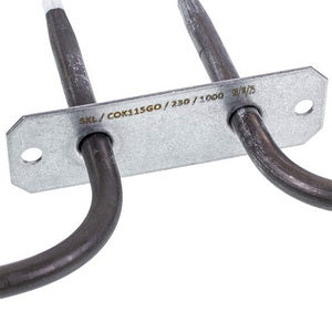 Тен нижній для духовки Gorenje 808369 1100W 230V B=340mm L=345mm