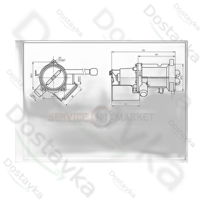 Помпа (насос) для стиральной машины LG 5859EN1004B 30 Вт HG-173 (контакты раздельные сзади, на 3 самореза)