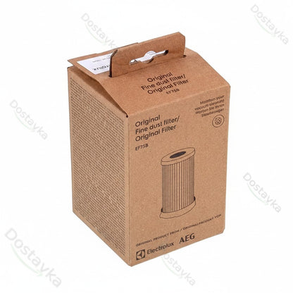 HEPA фильтр для пылесоса Electrolux EF75B 900195949 (9001959494) Высота=113мм Диаметр=68мм