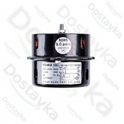 Двигатель наружного блока для кондиционера Beko 9196008015 YDK95-30-6A3 30W 240V 0.30A, шток 8x60мм