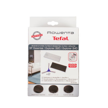 Набор фильтров ZR720001 HEPA + щетки боковых кромок робота пылесоса Rowenta