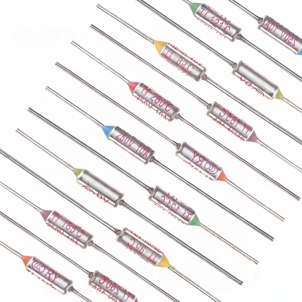 Термопредохранитель TF RY 10A 15A 250V, температуры 65°C-300°C
