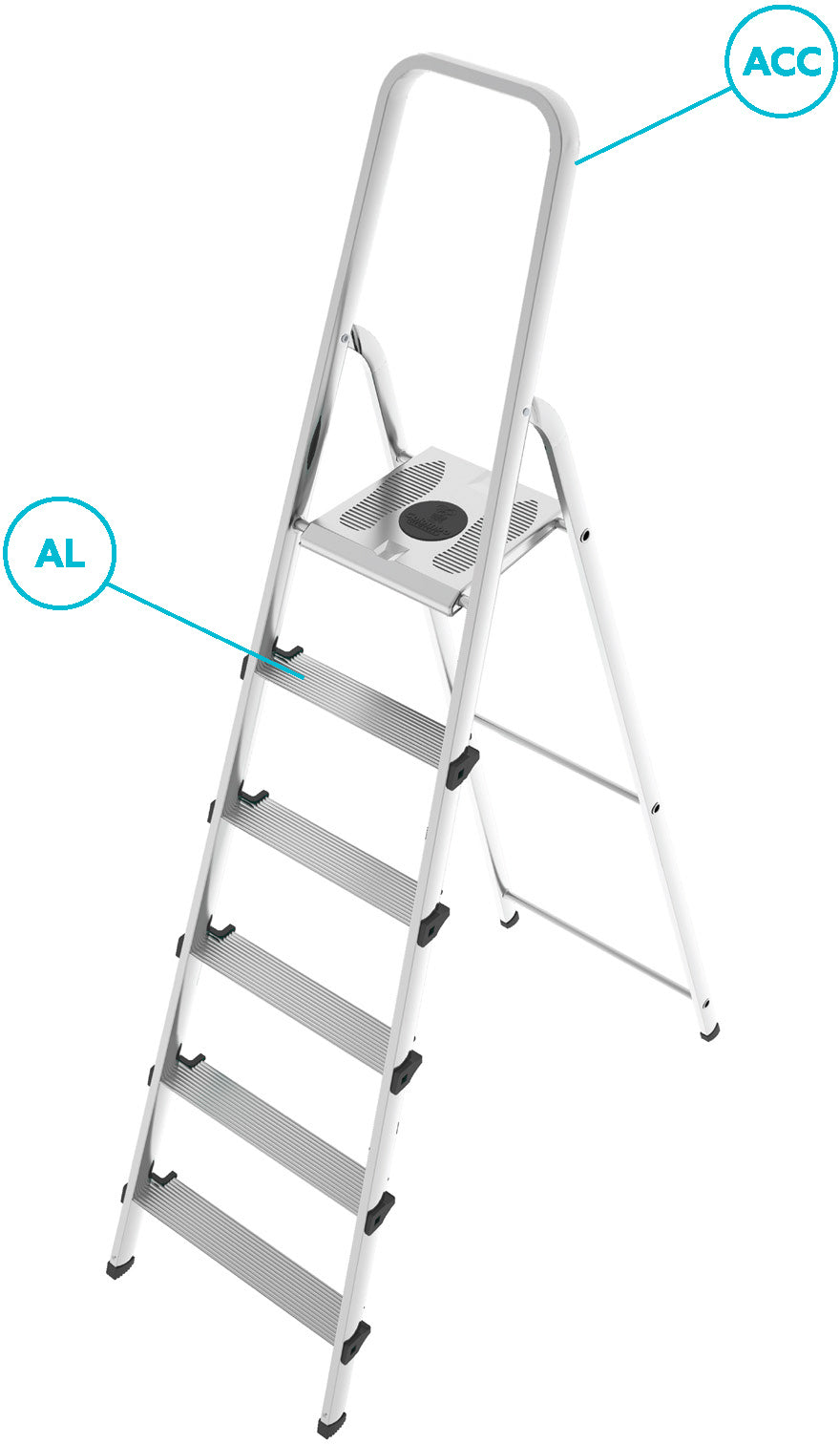 Лестница Colombo Stark 6 щаблів (S109006W)