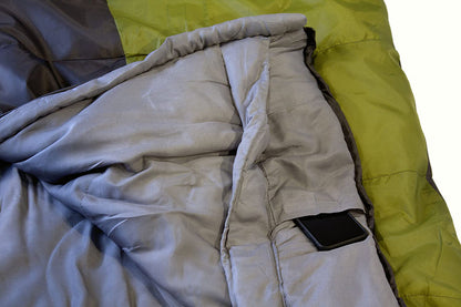 Спальний мішок High Peak TR 300/0°C Dark Grey/Green Left (23019)