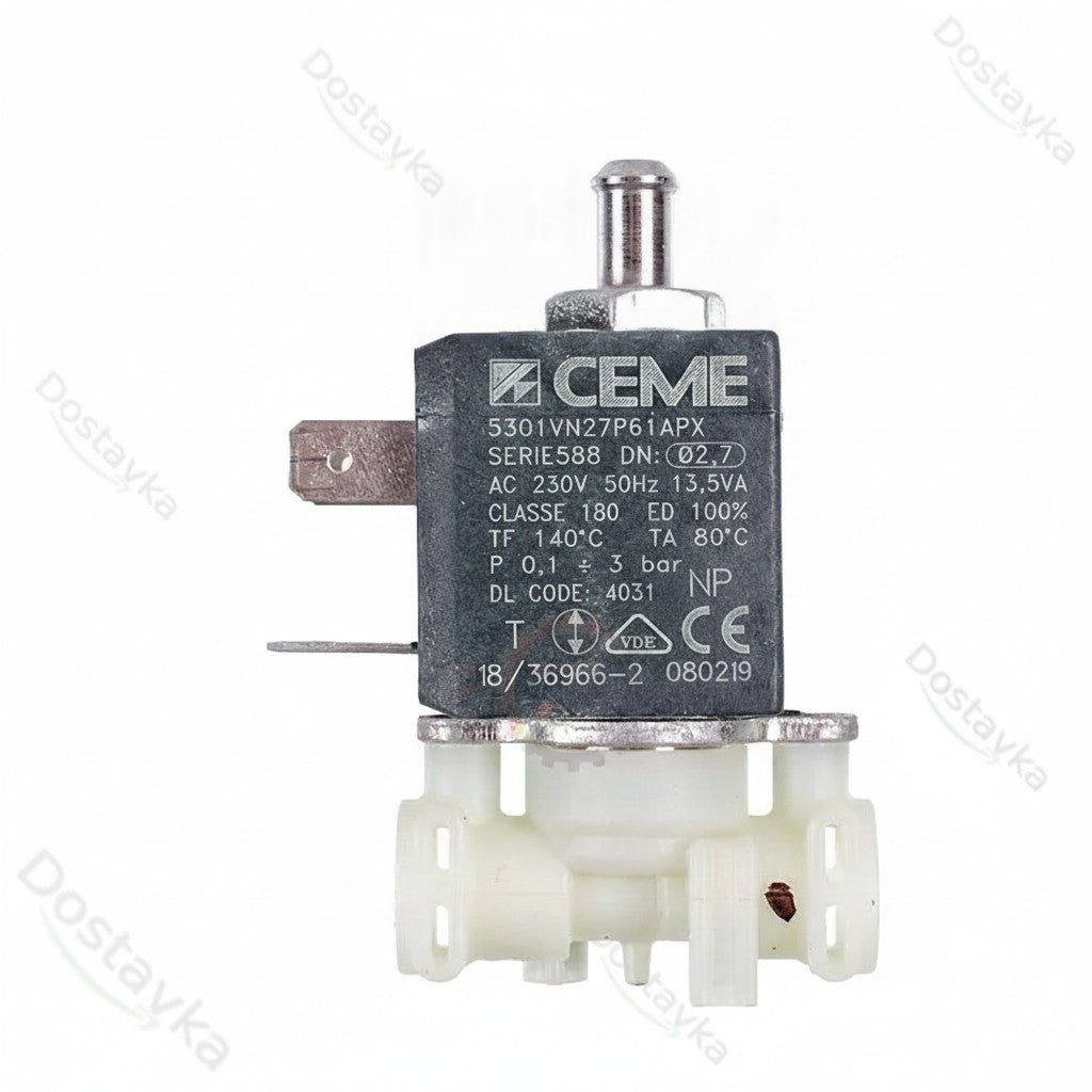 Электромагнитный клапан для кофемашины DeLonghi CEME 5301VN2,7P61APX 5213270535