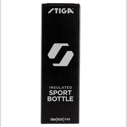 Пляшка для води Stiga Water Bottle Steel Black, 550ml (2905-0101-55)