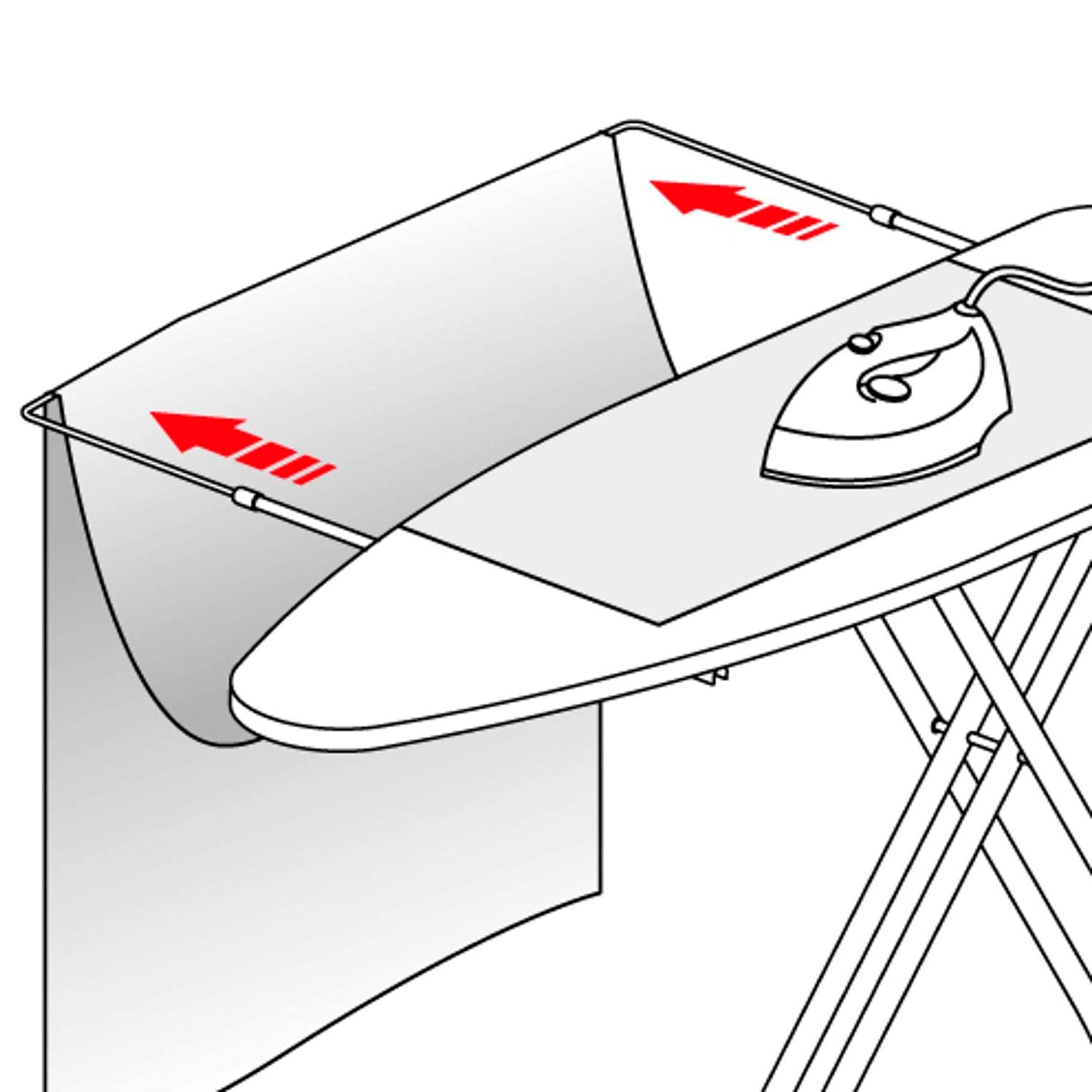 Дошка для прасування Gimi Advance L Red Flower (154163)