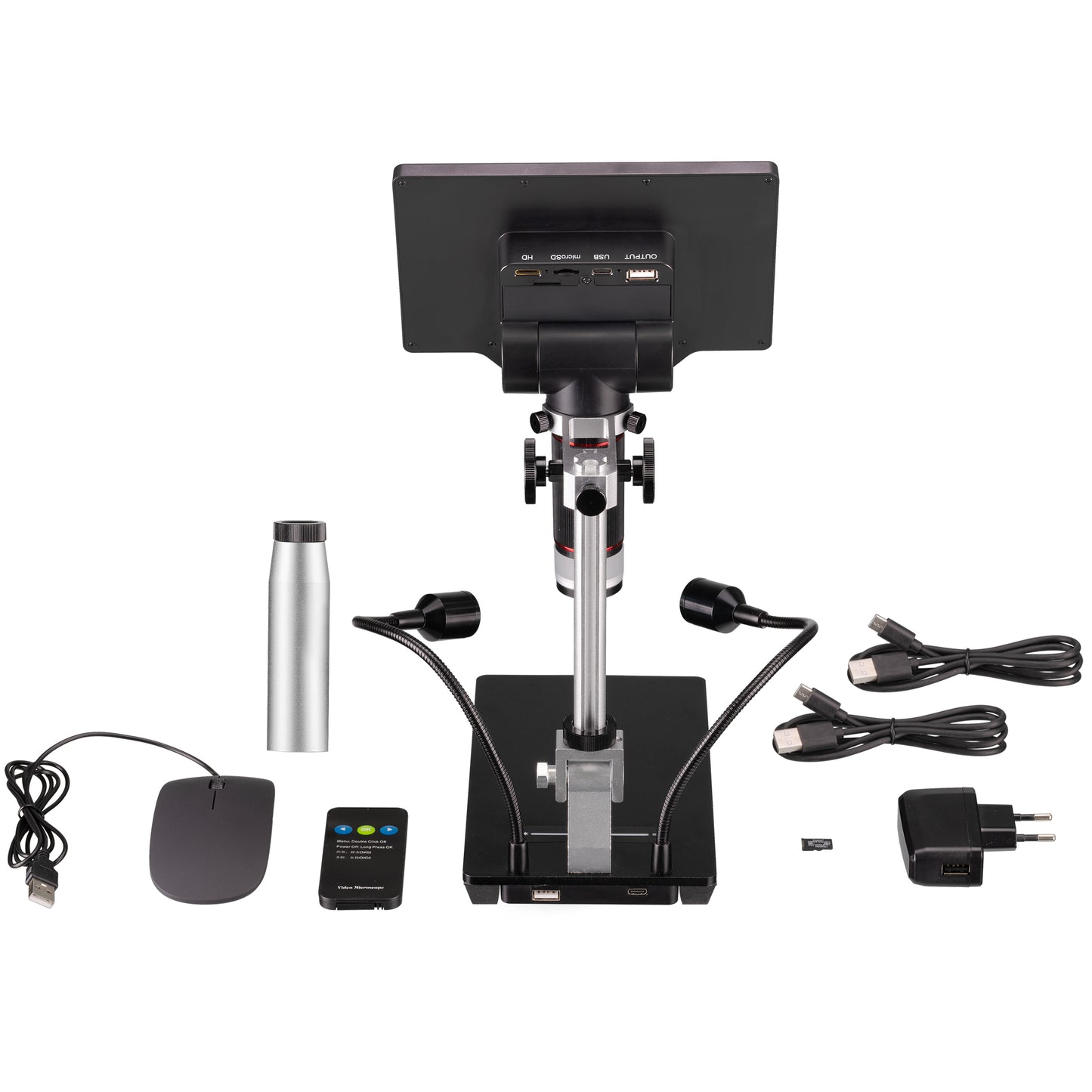 Мікроскоп Bresser Digital WiFi 1080P 2L with LCD Screen (9652100/13518)