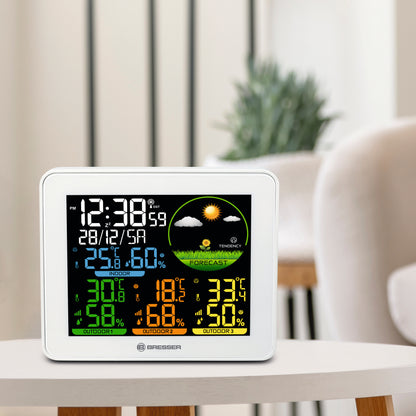 Метеостанція Bresser Colour Weather Station with 3 Sensors (9600028/13452)
