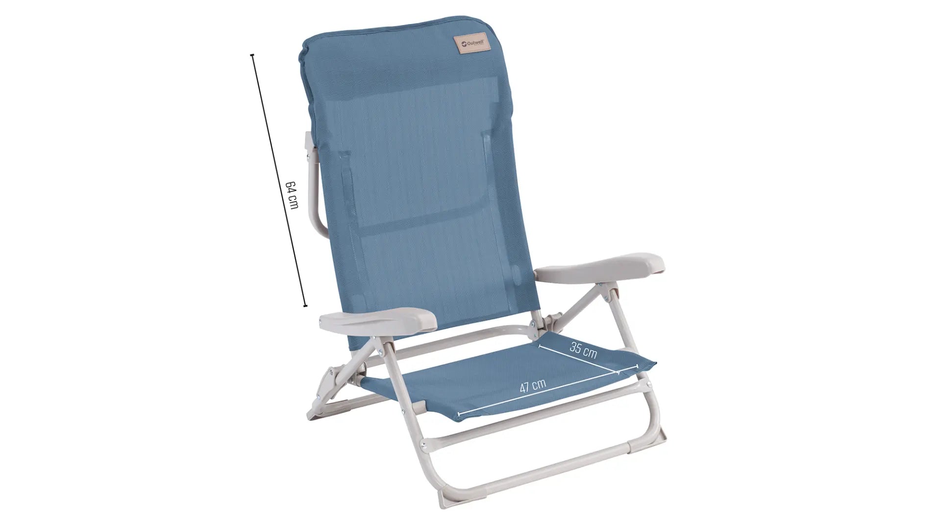 Крісло кемпінгове Outwell Seaford Ocean Blue (470433)