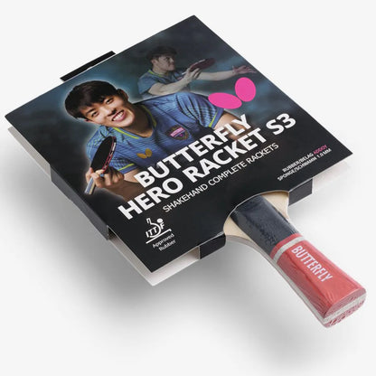 Ракетка для настільного тенісу Butterfly HERO Racket S3 Dang Qiu (6251730002)
