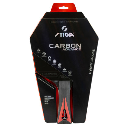 Ракетка для настільного тенісу Stiga Carbon Advance Cybershape FL (1215-1101-35)