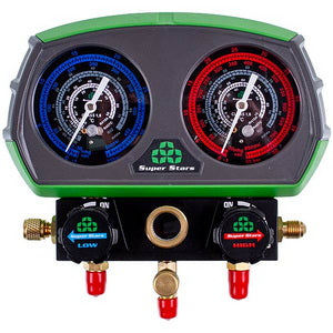 Манометричний колектор 2- вентильний Super Stars ST-B280 + шланги 3шт.x900mm (R22 R404A R410A R407C)