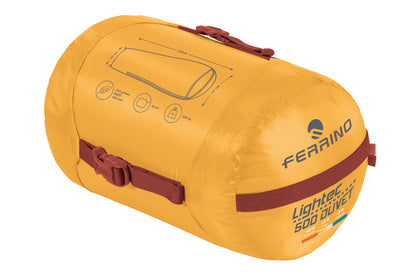 Спальний мішок Ferrino Lightec 500 Duvet RDS Down +8°C Artisan Gold (86699QGG)