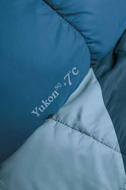 Спальний мішок Ferrino Yukon Square +7°C Blue-Grey Right (86381RBGDX)