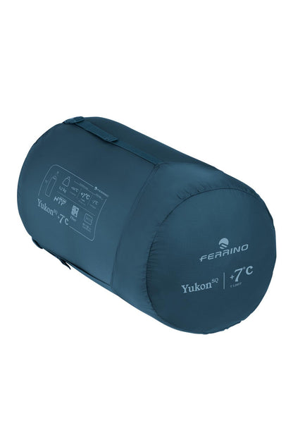 Спальний мішок Ferrino Yukon Square +7°C Blue-Grey Right (86381RBGDX)