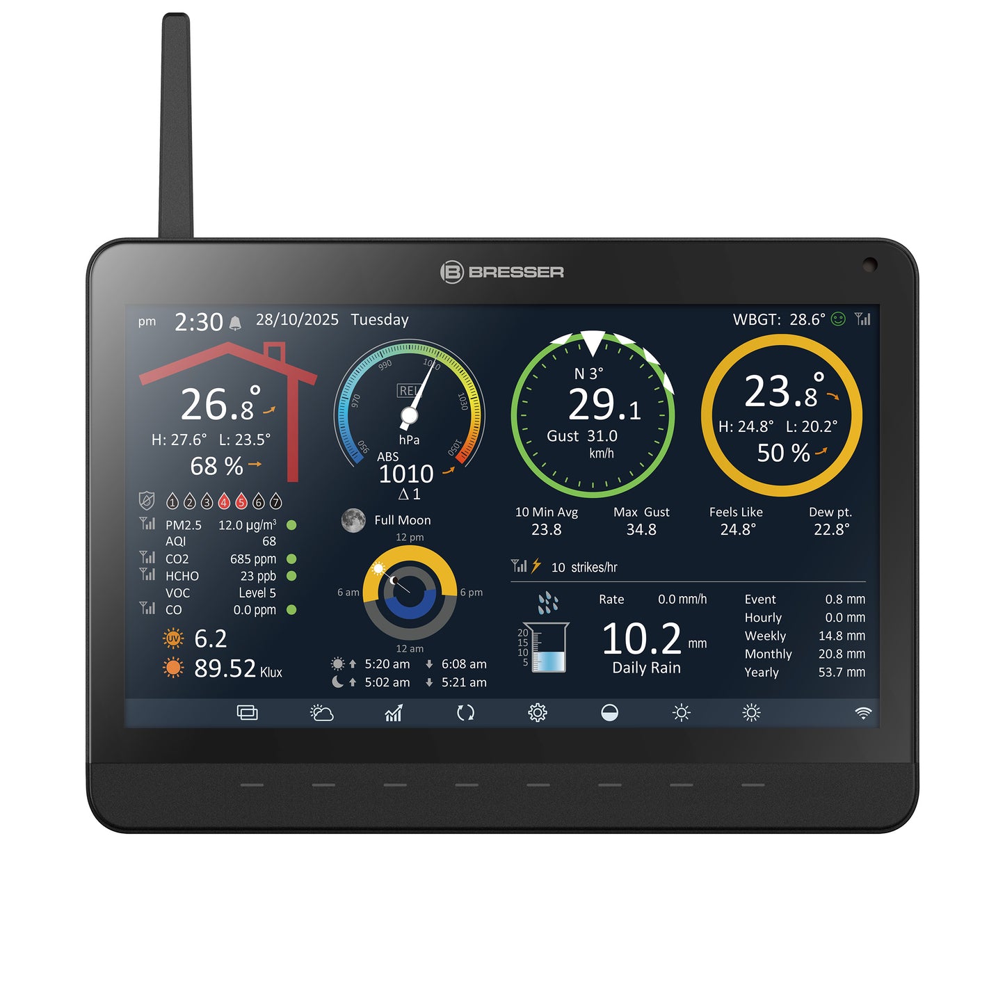 Метеостанція Bresser MeteoChamp 9-in-1 Wi-Fi Photo Frame (15196)