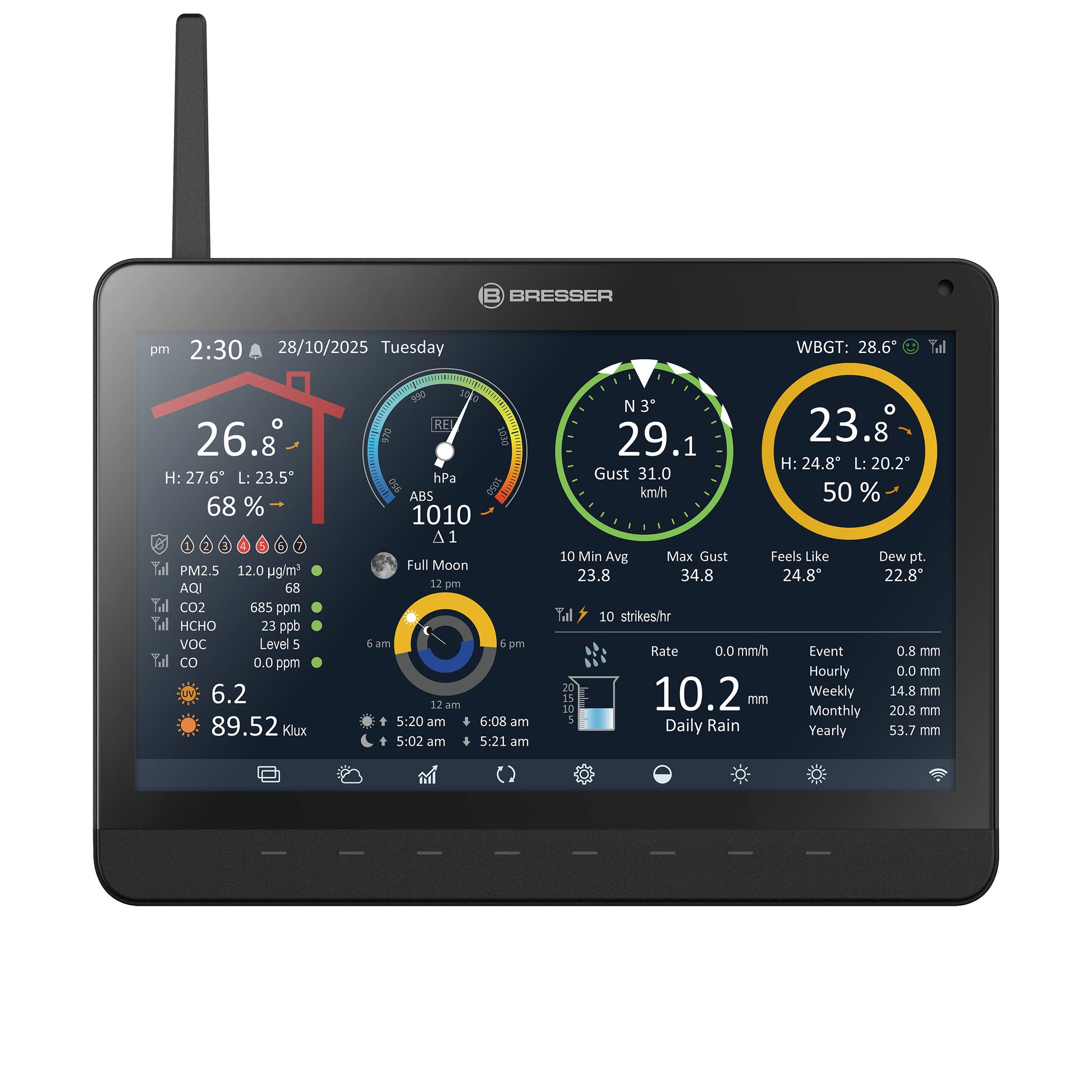 Метеостанція Bresser MeteoChamp 9-in-1 Wi-Fi Photo Frame (15196)