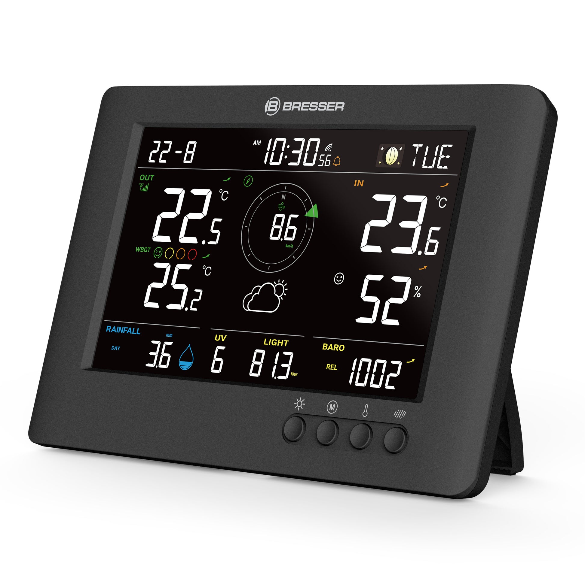 Метеостанція Bresser 8-in-1 ClearViewTB (11524)