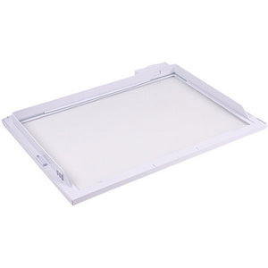 Полиця над ящиком для овочів у холодильник Samsung DA97-21093A 500x365mm (скляна, з обрамленням)