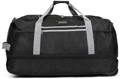 Сумка дорожня на колесах TravelZ Wheelbag Doubleloader foldable black 80(95)L (603096)
