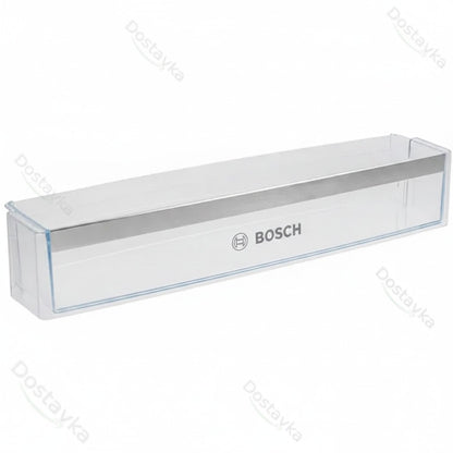 Полка двери для бутылок в холодильник Bosch 00654424 570x125мм (с логотипом)