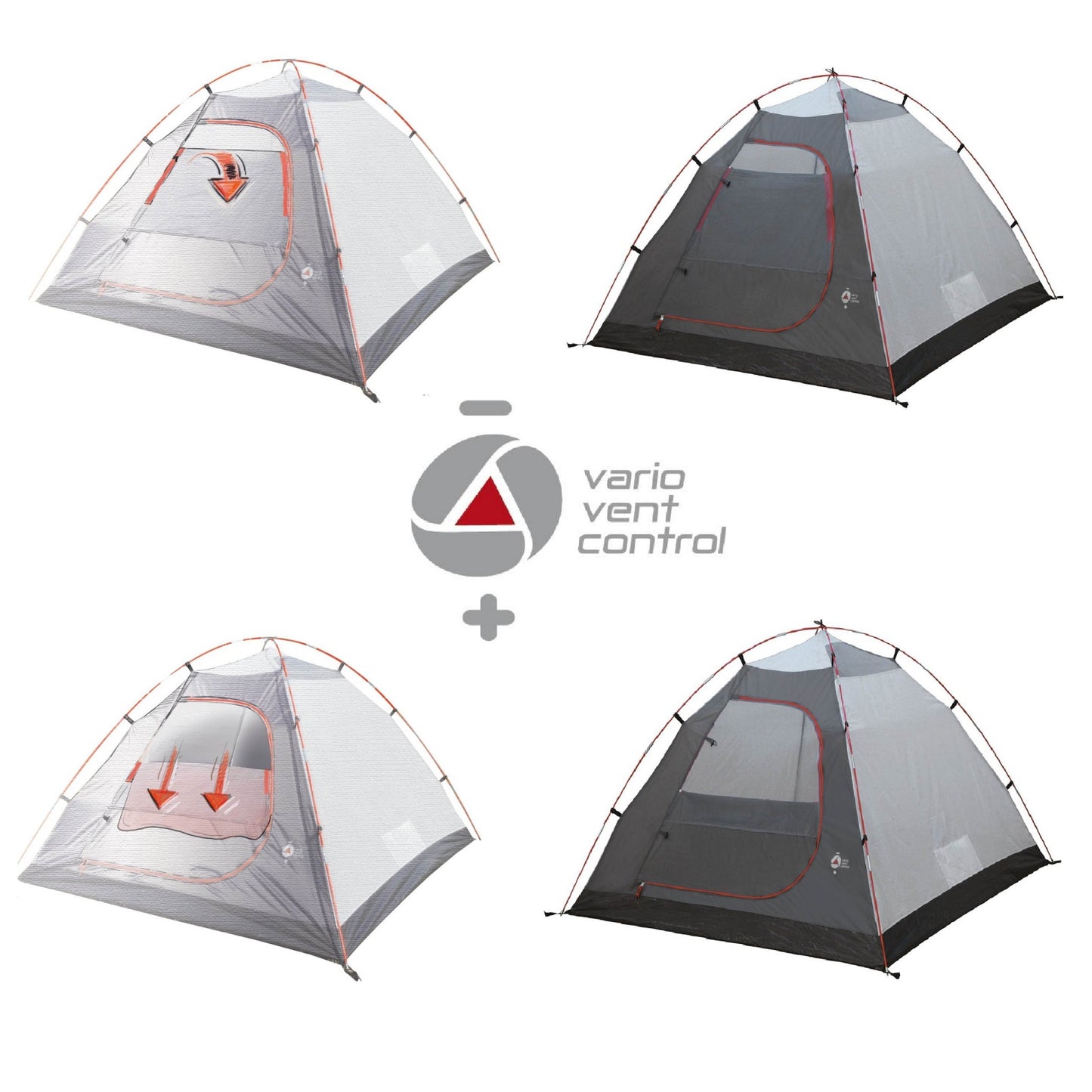 Палатка High Peak Kira 3.0 Nimbus Grey (10370)