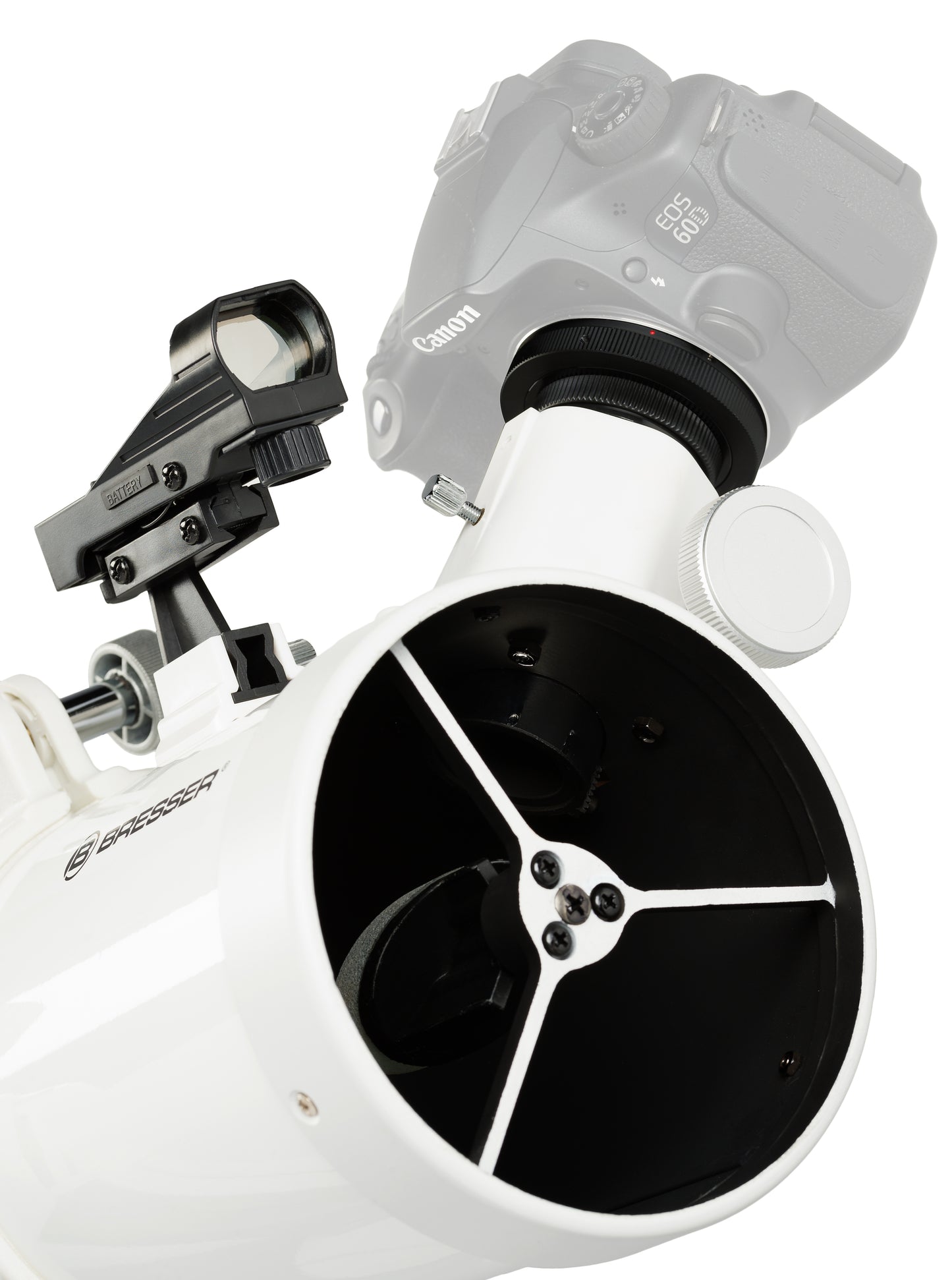 Телескоп Bresser Nano NT-114/500 AZ з сонячним фільтром і адаптером для смартфона (4514500)