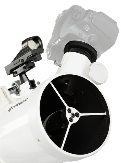 Телескоп Bresser Nano NT-114/500 AZ з сонячним фільтром і адаптером для смартфона (4514500)