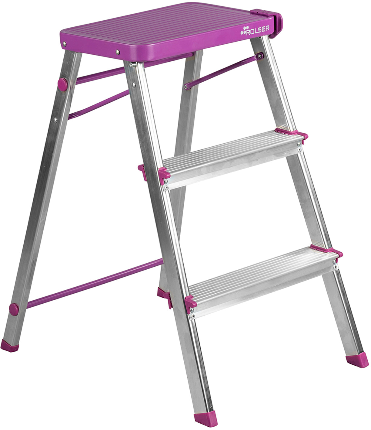 Драбина Rolser Taburete M/3 3 щаблі Malva (MET3001-1013)