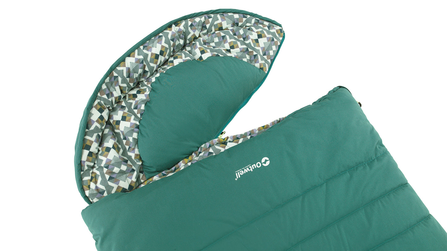 Спальний мішок Outwell Camper Supreme/-9°C Petrol Blue Left (230352)