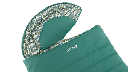 Спальний мішок Outwell Camper Supreme/-9°C Petrol Blue Left (230352)