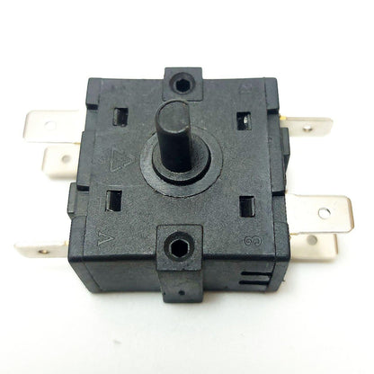 Household heating equipment 4-position switch with 3+3 pins Langyi KX04