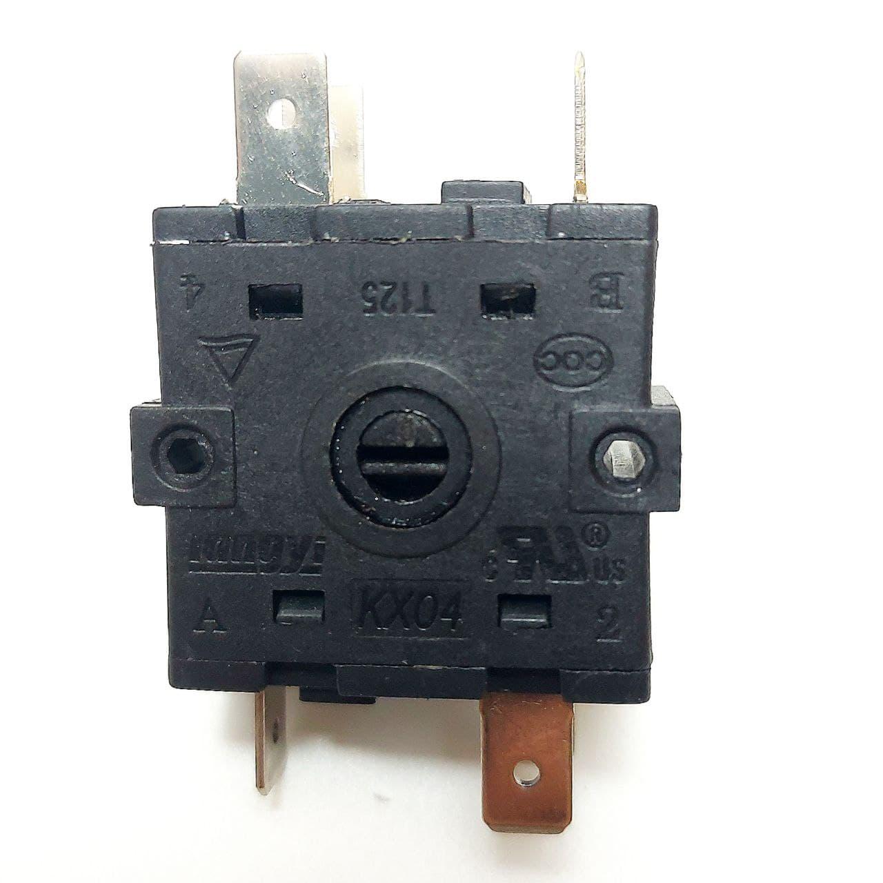 Household heating equipment 4-position switch with 3+3 pins Langyi KX04