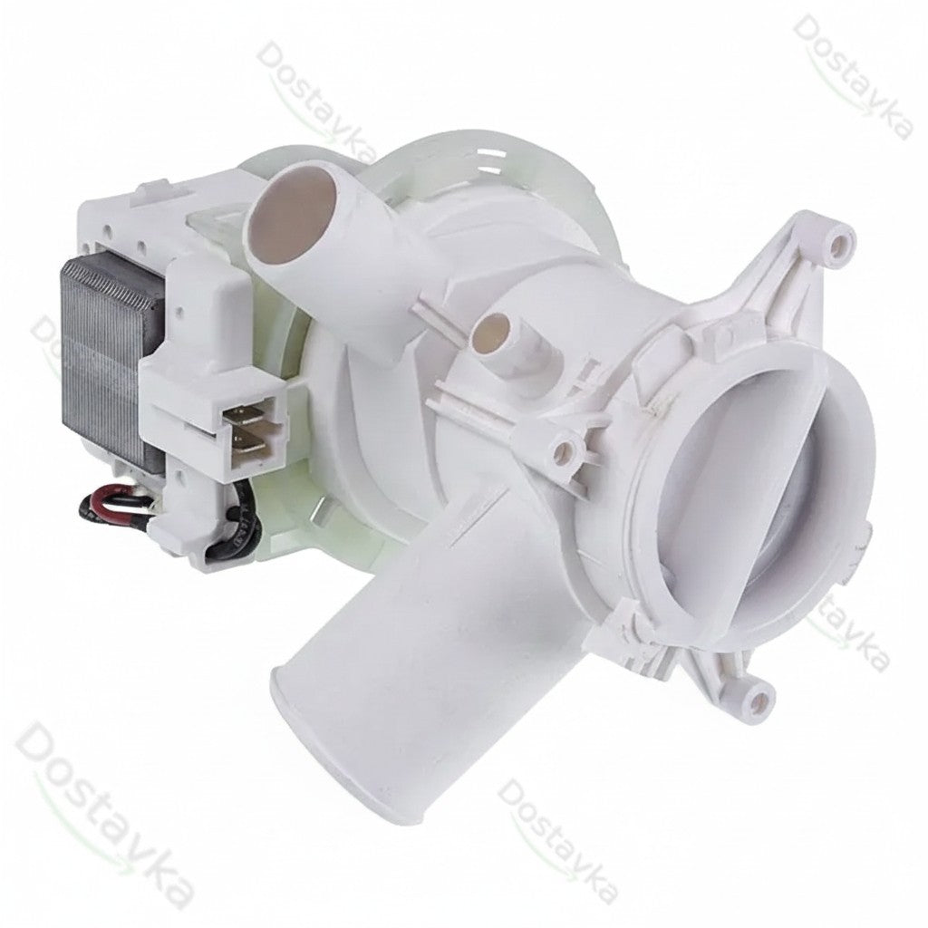 Помпа (насос) для стиральной машины Beko 2840940400 Arcelik (в сборе) 25 Ватт VDE-A335 (контакты спаренные спереди)