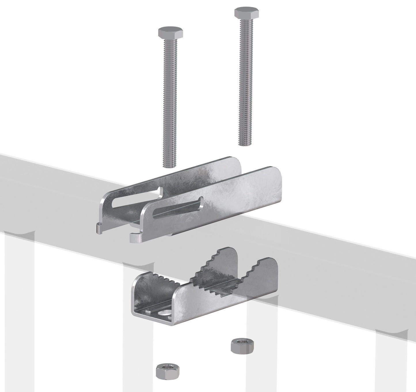 Сушарка для білизни навісна Colombo Balcony with clamps (STZAN2)