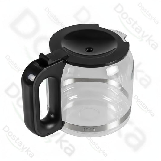 Колба + крышка BRSC005 для кофеварки Braun КAX13210005 черная