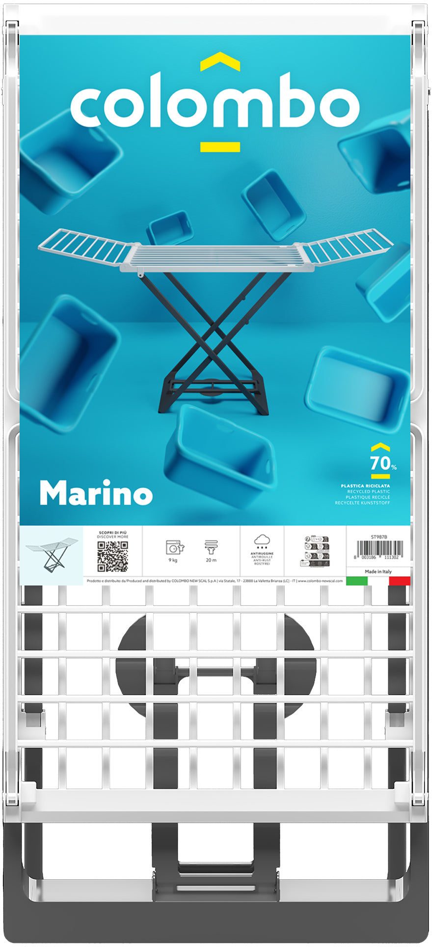 Сушарка для білизни напольна Colombo Marino Grey (ST987B)