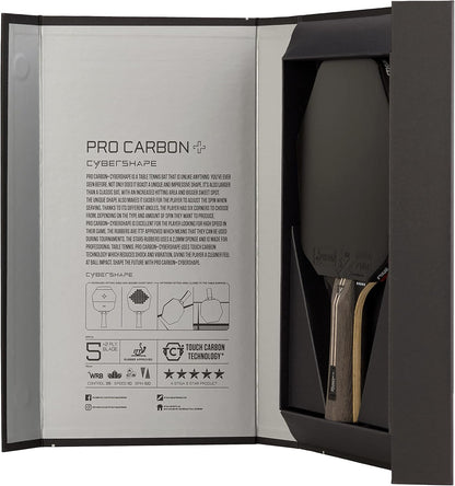 Ракетка для настільного тенісу Stiga Pro Carbon Plus Cybershape 5 Star FL (1215-0401-35)